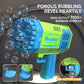 Motor-Driven 40-Hole Bubble Blaster Toy - Hand-Held Outdoor Fun for Kids, No Batteries or Bubble Option Needed