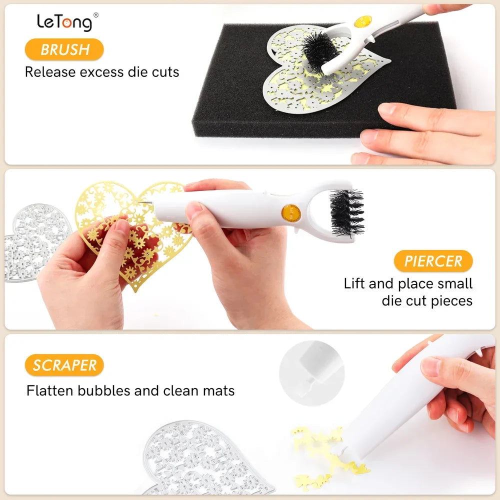 Travel-Friendly Hand-Operated Die Cutting And Embossing Machine For Cards
