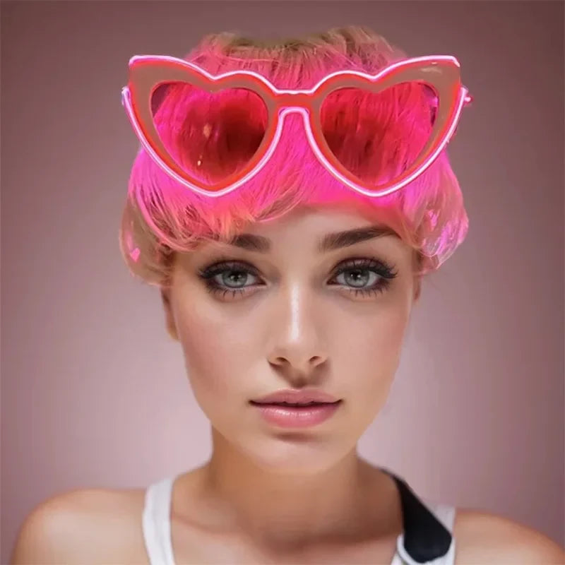 Party Neon Sunglasses Favors Light Up LED Glasses for Kids Adults