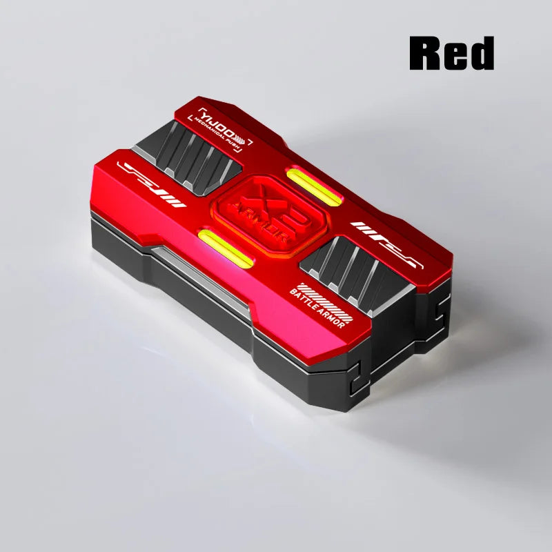 Push Luminous Slider Metal Fidget Toy EDC Stress Relief