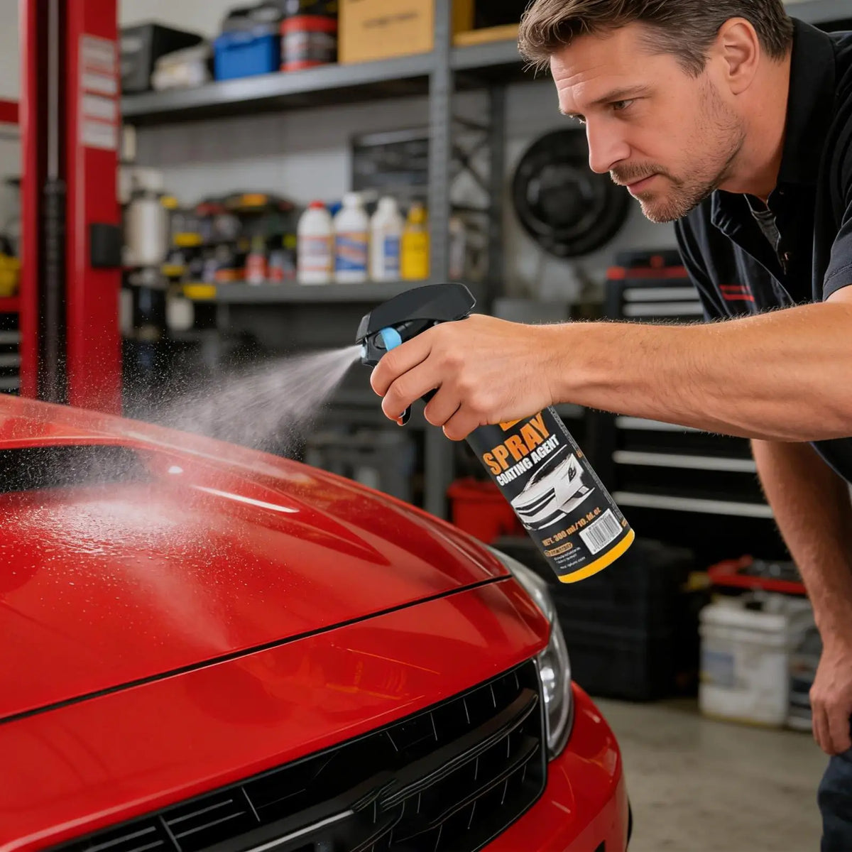 Glass2026 Edition Coating Spray 300ml Hydrophobic Car Detailer, High Gloss Finish, TikTok Viral Car Maintenance