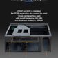 Mini ITX HTPC Case 1U PSU Support Mesh Travel-Friendly Household Theater