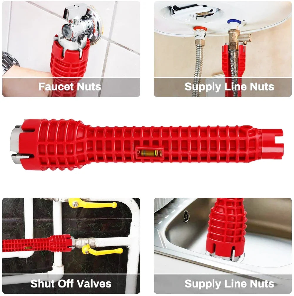 8 In 1 Multi-Use Magic Wrench for Household Tools - Plumbing & Faucet Installation Gadget
