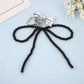 Pearl Beaded Bow Keychain Y2K Bag Charm Cute Gift Accessory