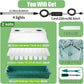 High Dome Seed Starter Trays with LED Grow Lights - 80 Cells, Smart Timer, Garden Tools for Household Gardening