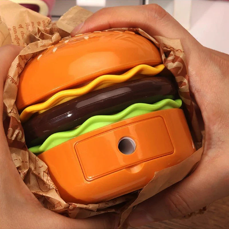 Light Night Desk Lamp With Pencil Sharpener Hamburger LED Reading Lamp Back To School 2026 Gift