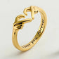 Heart Ring Hollow Double Layer Open Flexible Ring Romantic Jewelry Gift 2026 Valentine Gift Trend