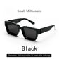 Sunglasses Black Retro Square Shades Deluxe Fashion Eyewear Fall 2026 Trend Gift Idea