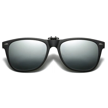 Polarized Photochromic UV Anti-Glare Driving Goggles, Vintage Square Style, Fall 2025 Safe Driving – Night Vision Clip-On Sunglasses