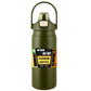 800ml Stainless Steel Thermos Mug - Travel-Friendly Vacuum Flask for Hot & Cold Drinks, Outdoor Sports Water Bottle with Straw