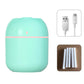 Travel-Friendly USB Ultrasonic Air Mini Humidifier Diffuser with LED Lamp - Car Purifier Aroma Mist Maker for Household & Travel