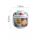 Hand Painted Japanese Ceramic Lidded Dessert Bowls Kit