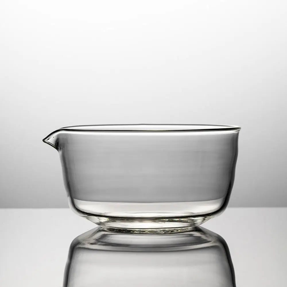 Mixing Matcha Bowl Glass Pouring Spout Japanese Tea