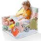 Toy Storage Stool Thickened PVC Transparent Seat Kids 2-In-1 Organizer Chair Playroom Fall 2025 Water-Resistant Simple Clean