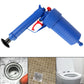 Drain Cleaner 4 Piece Plunger Kit Hand-Operated Air Pump Unblocker for Sinks Basins Drains Fall 2026 Fast Household Cleanup