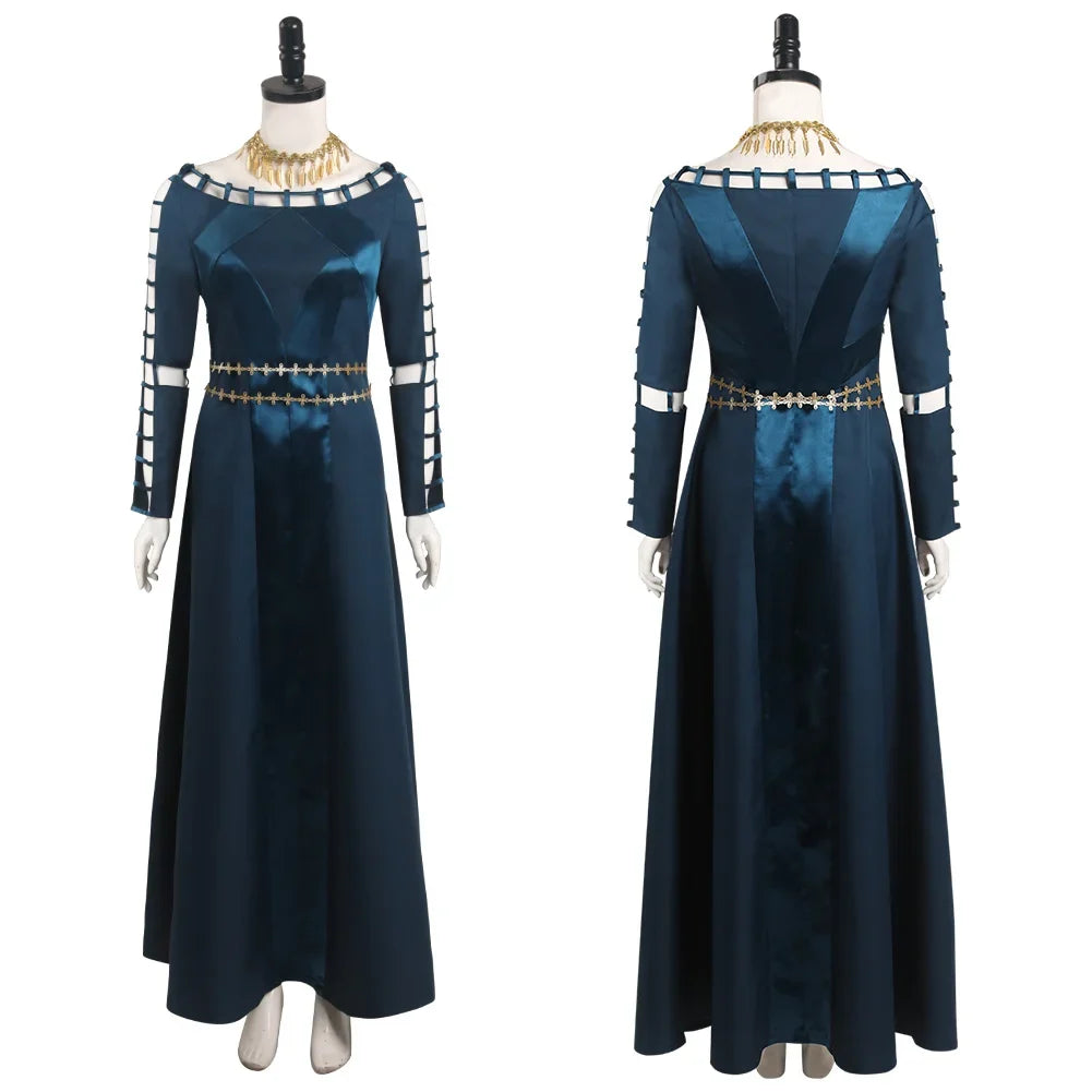 Cosplay Alicent Dress Medieval Fantasy Gown Halloween