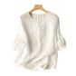 Variant image for Elegant Embroidered Women's Blouse, Long Sleeve Plus Size Tops with Flattering Fit and Versatile Style-11