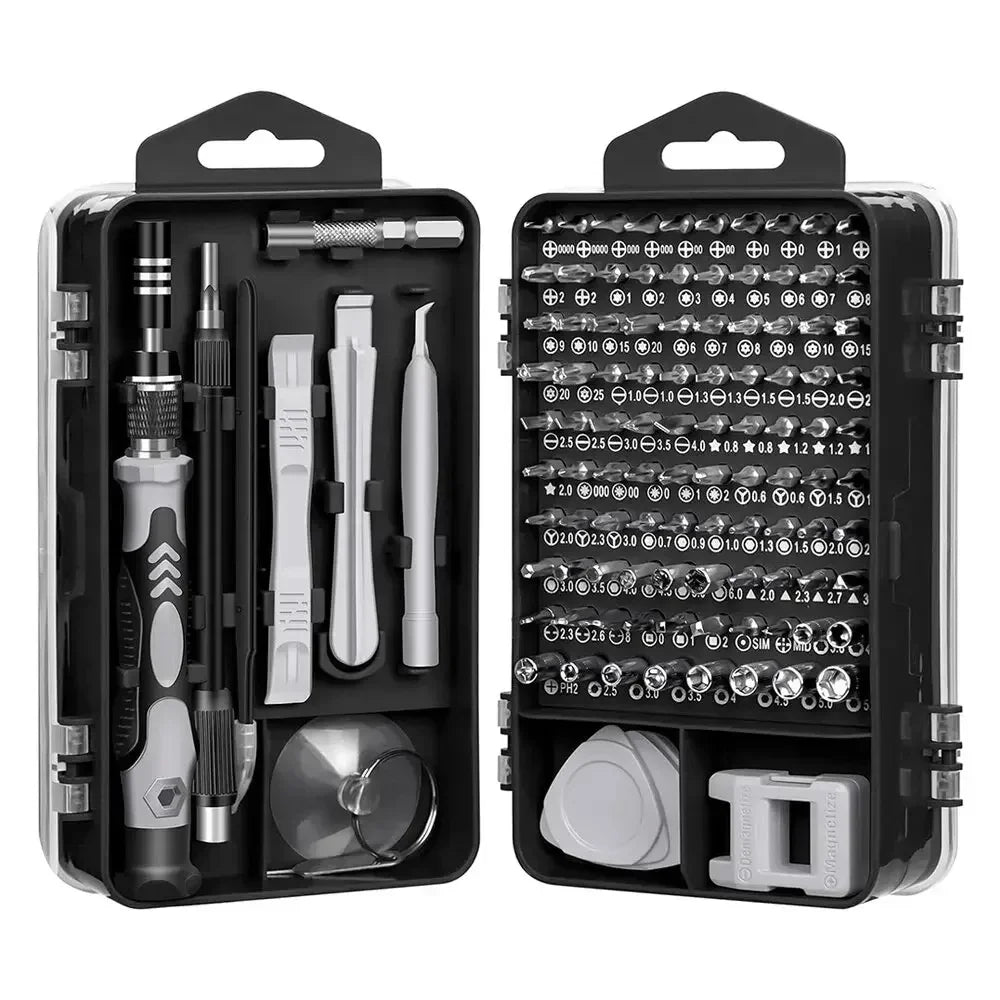 Magnetic Accurate Screwdriver Kit Insulated 115 in 1 Electronics Repair Kit Back To School 2025 Laptop Phone Repair