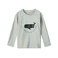 Rash Guard & Hat, Nylon, Cartoon Seagull Star Print, Beach Holidays – Fast-dry Kids’ Swimwear Kit