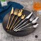 Stainless Steel 18/10  Cutlery Kit - Glossy Silver Dinnerware, Matte 304 Tableware for Gifts