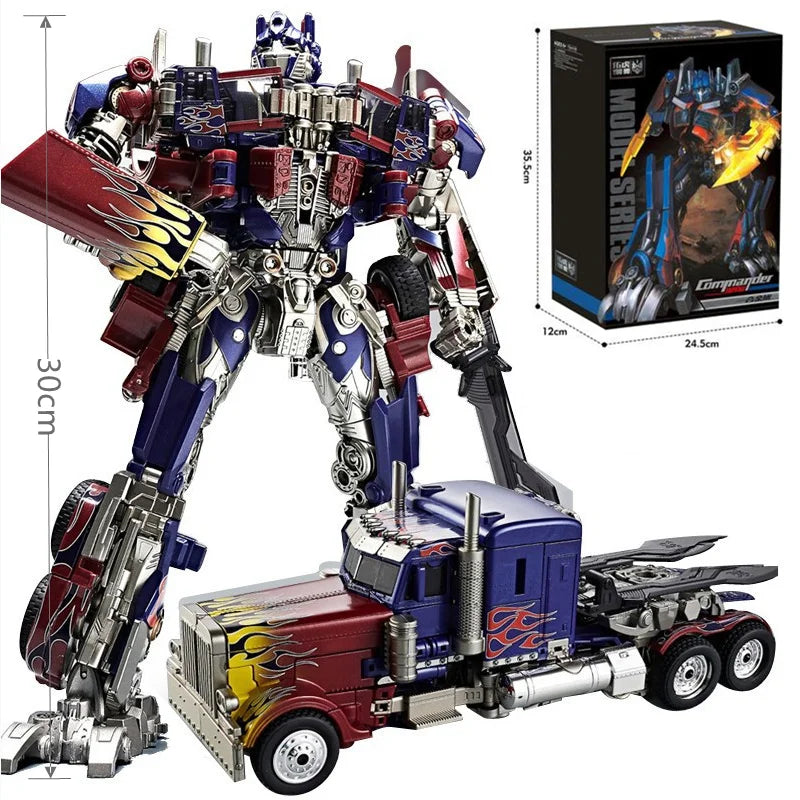 30cm Transformer Alloy Robot Toy Figure Unisex Kids Gift Fall 2025 Trend