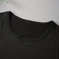 Plush Women's T-Shirt - graphic flag print short sleeve crew neck, casual summer top