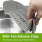 Flexible Clip On Pot Strainer - 1pc Kitchen Strainer for Pans and Bowls