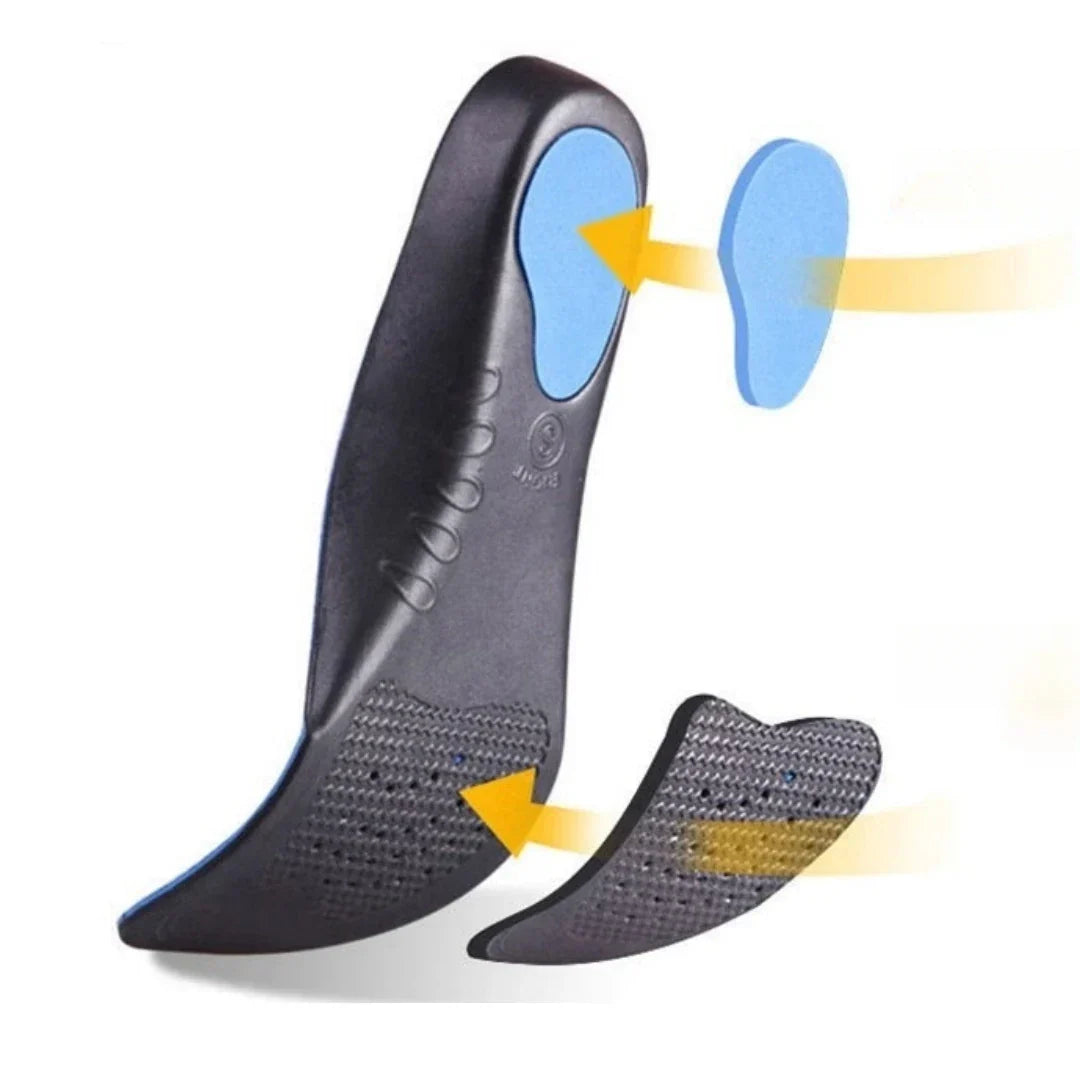 Support Arch Insoles 3cm Height Orthotic Gel Inserts For Flat Feet Plush Comfort Fall 2025 Gift