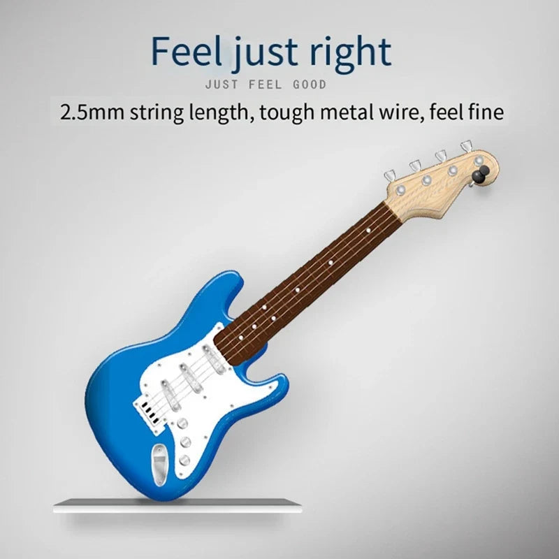 4-String Motor-Driven Guitar Toy for Kids - Travel-Friendly Musical Instrument, Great Gift for Young Musicians
