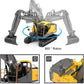 Excavator RC 1/16 Scale Alloy Digger 3in1 Construction Vehicle Fall 2025 Gift Idea
