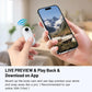 1080P Compact WiFi Mini Pocket Action Camera - Travel-Friendly Sports Video Recorder for Kids, Hands-Free, Body Worn