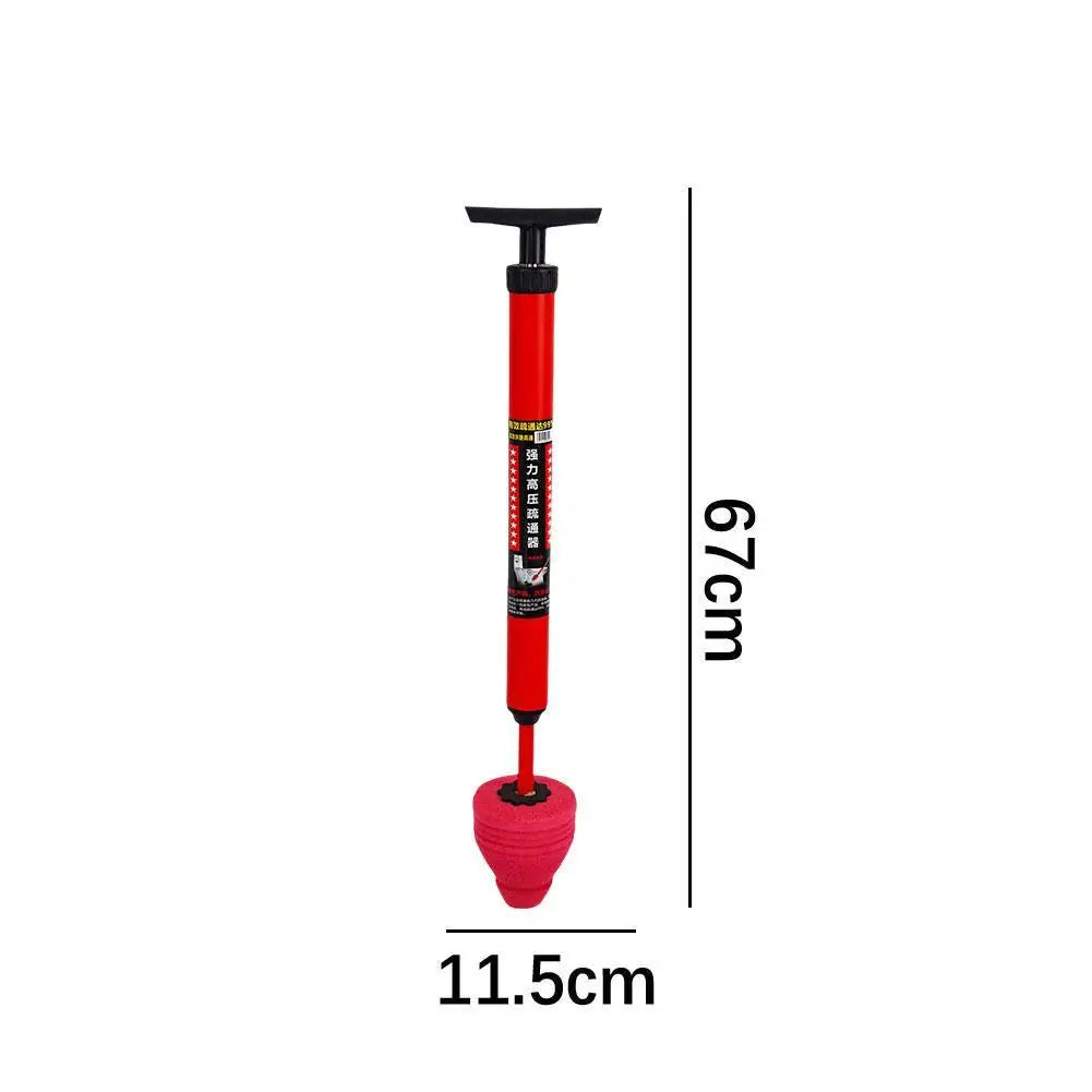 Toilet Plunger High Pressure Silicone One Shot Unblocker Fall 2026 Household Repair Essential