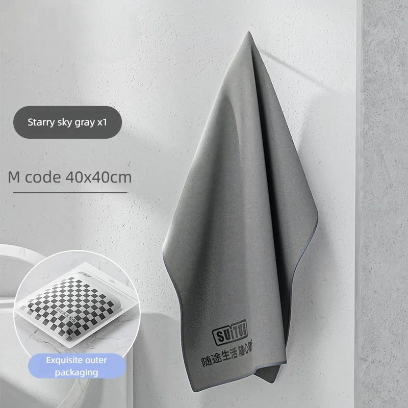 Car2025 Edition Wash Towel Coral Velvet Microfiber Cleaning Cloth 35x75cm Thickened Plush High Absorbent Fall