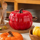 Ceramic2025 Edition Soup Pot Pumpkin Lid Porcelain Large Fall