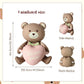 Bear 3D Balloon Foil Lying Cartoon Heart Design Birthday Party And Valentine Decor 2026 Gift