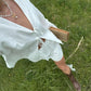Stylish Long Sleeve Blouse with Openwork V-Neck and Lacing, Breathable Fabric for Spring Fashion-4