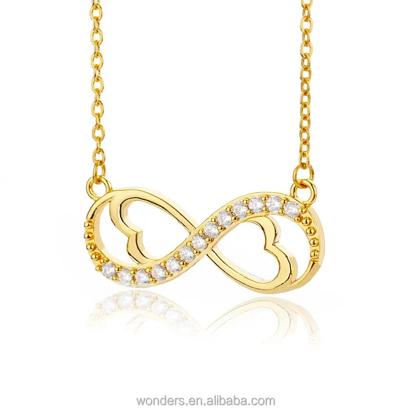 Stainless Steel Mom Gift for Mother's Day Bohemia Charm Infinity Pendants – Infinity Pendant Choker Necklace