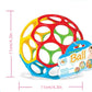 Baby Rattle Teether Ball Newborn Sensory Toys Plush Safe