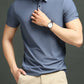 Variant image for Men's Ice Silk Polo Shirt, Lightweight Breathable Fabric, Adjustable Tailored Fit for Office and Casual Wear-36