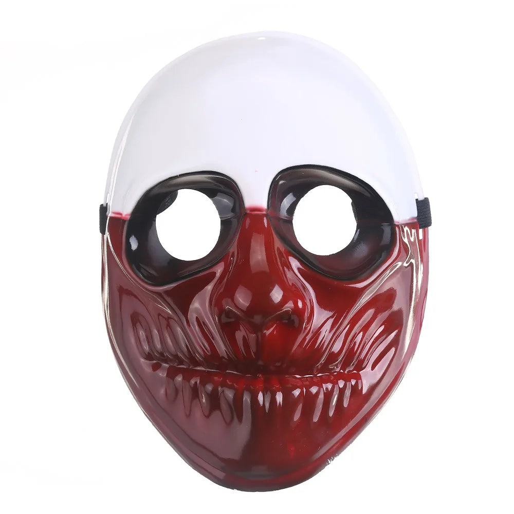 Mask Halloween Payday 2 Clown Full Face PVC Cosplay