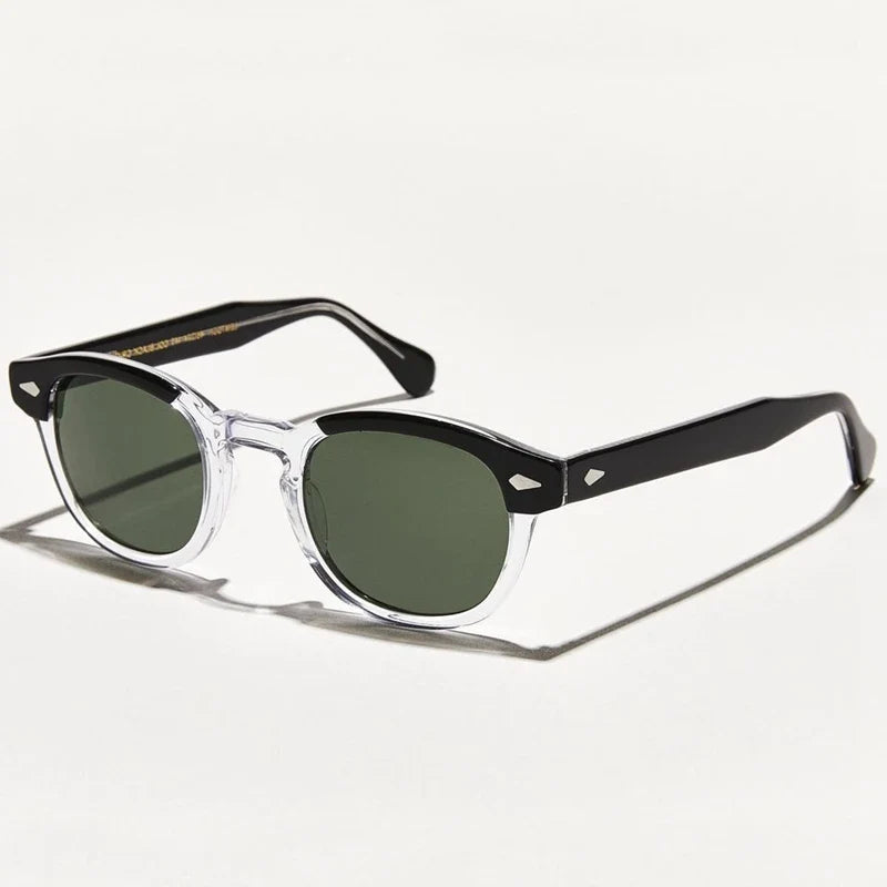 Sunglasses Polarized Vintage Round Acetate Frame Summer 2026 Driving Glare Reduction Gift Idea