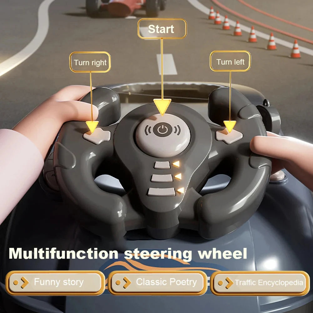Simulator Driving Toy with Music & Sound Effects for Kids