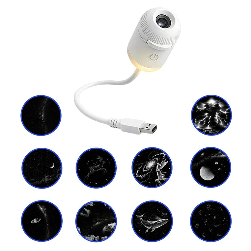 Galaxy Star Projector Night Light 2-in-1 Mood Lamp With Flexible Brightness Viral Fall 2026 Gift