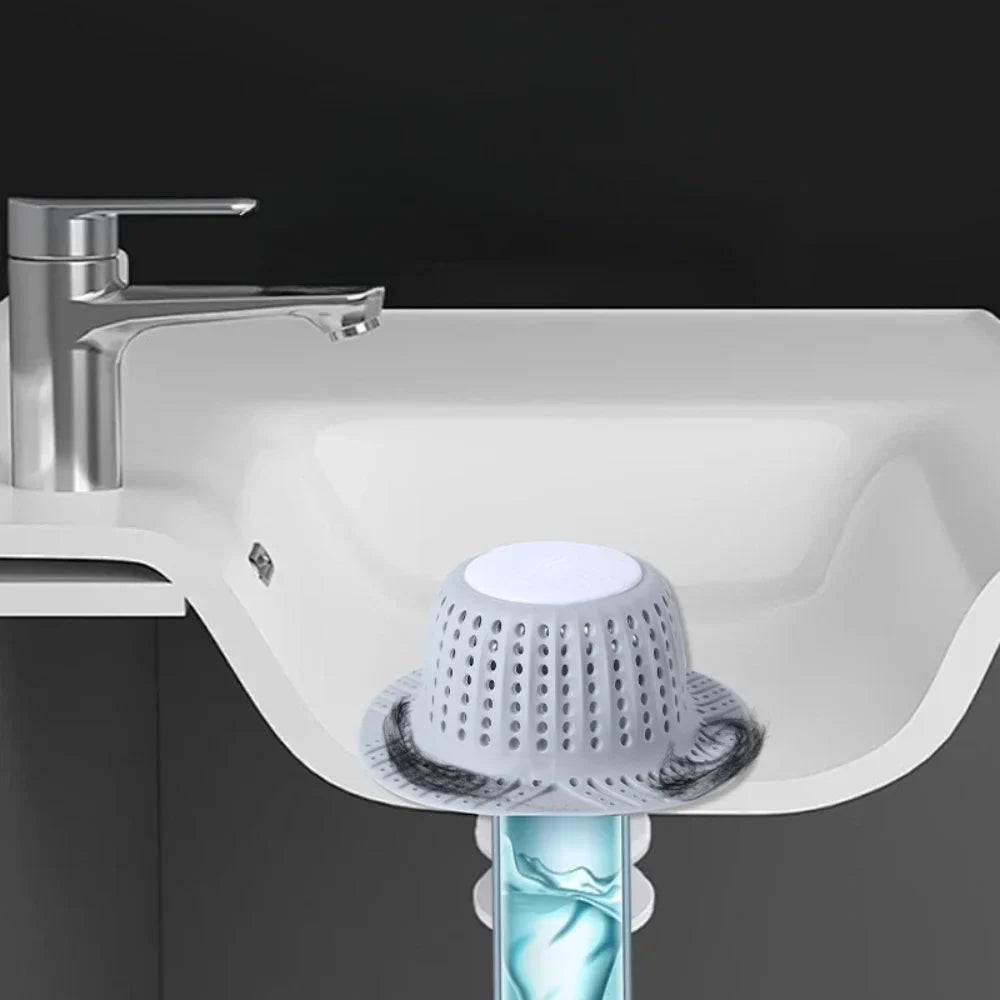 Hair Drain Catcher Collapsible Drain Protector For Bathtub Sink Shower Drains Spring Cleaning 2026 Keeps Drains Clear