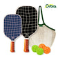 Pickleball Paddle Kit for Family, Sturdy Glass Fiber with 13mm PP Core, Light Outdoor Pickleball Equipment