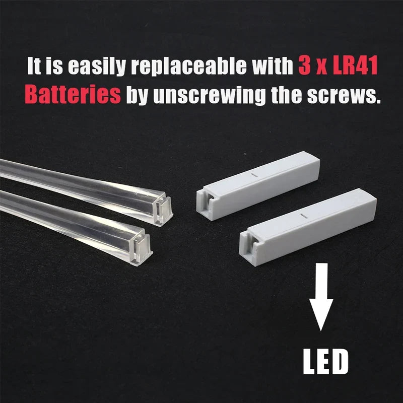 Luminous LED Lightsaber Chopsticks - Light Up Star Wars Party Tableware, Fun Kitchenware for Kids