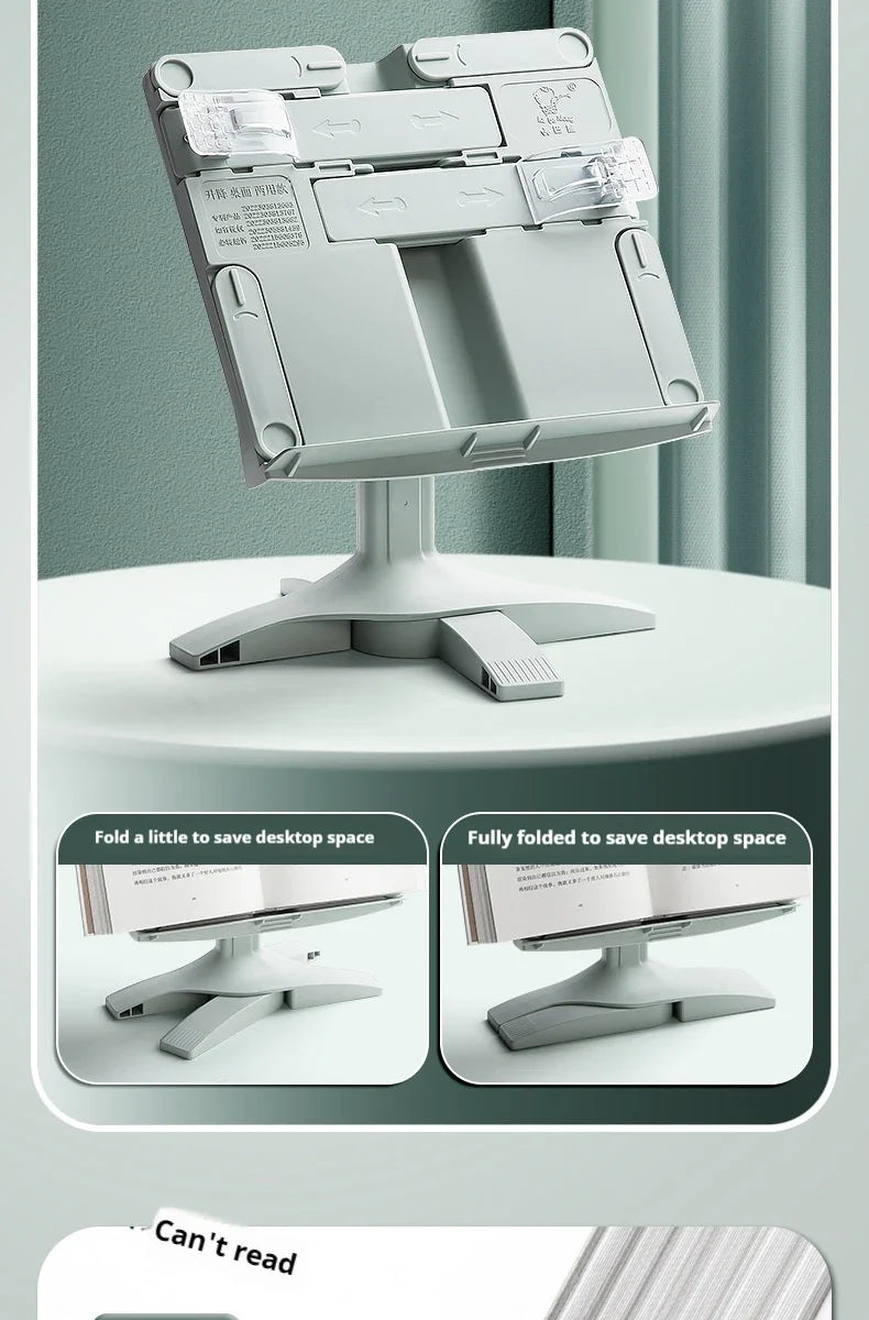 Reading Book Stand Flexible Rotating Tablet Holder