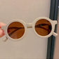 Kids Sunglasses Round Frame Anti-UV400 for 1-7 Year Olds, Children's Sun Protection, Trendy Design