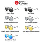 Sunglasses Aviator Foldable Metal Pilot Style Polarized UV400 Sun Glasses, Summer 2026 Trend, All-Day Comfort