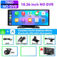 CarPlay Screen 10.26 Inch Cordless CarPlay Android Auto Dash Display Universal Car Radio BT AUX FM